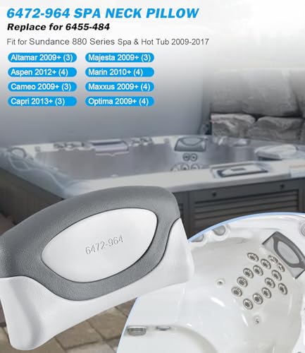 4-Pack 6472-964 Spas Replacement Pillow Fit for Sundance 880 Series Spa & Hot Tub 2009-2017, Replace for 6455-484