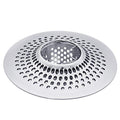 LEKEYE Drain Hair Catcher/Bathtub Shower Drain Hair Trap/Strainer Stainless Steel Drain Protector(Patented Product) - color: Silver