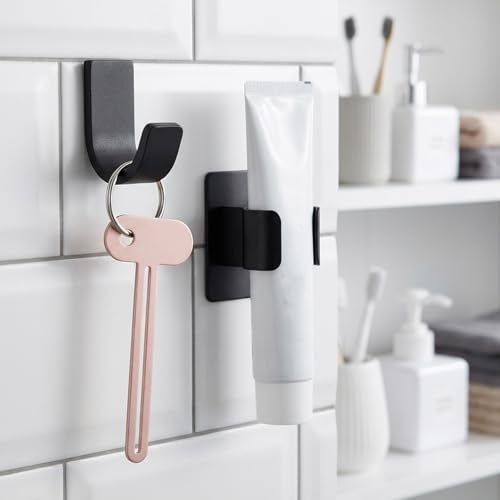 Ymapinc 5Pcs Metal Toothpaste Squeezer Tool | Tube Roller Squeezer for All Tubes, Toothpaste, Hand Cream, Cosmetics, Bathroom, Portable for Traveling