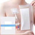 Waterproof Dialysis Port Shower Cover with Non Stick Center Pad Pd Catheter Shower Protection Shiled Chest Central Line Water Barrier Bath Guard Protectors Protective Film 12"X16" Pack of 10 - size: 12"x16" (Pack of 10)