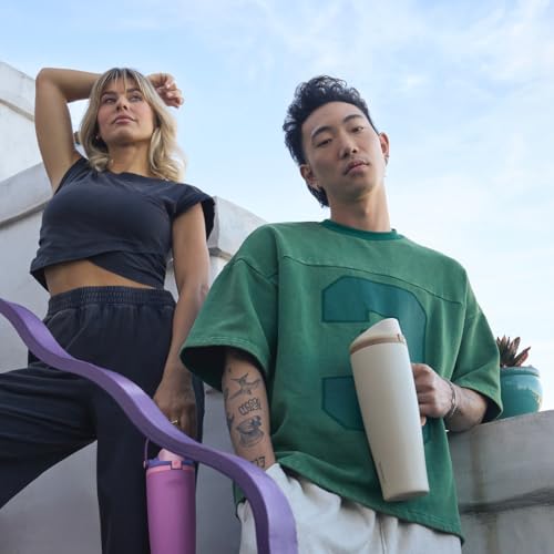 Owala FreeSip Tumbler - Stainless Steel - 40-oz. - Tan (Lightly Toasted) (Pack of 6) - color: Lightly Toasted, size: 40 Ounces (Pack of 6)