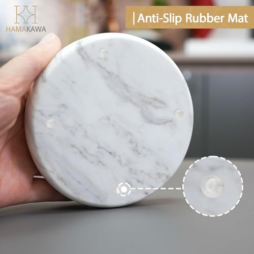 Natural Marble Soap Dish, Round Carrara White Jewelry Dish, Limestone Shower Soap Holder, Modern Stone Sponge Holder, Bar Soap Saver Tray for Bathroom, Kitchen, Easy to Clean - color: Carrara White 4.5-in Circ