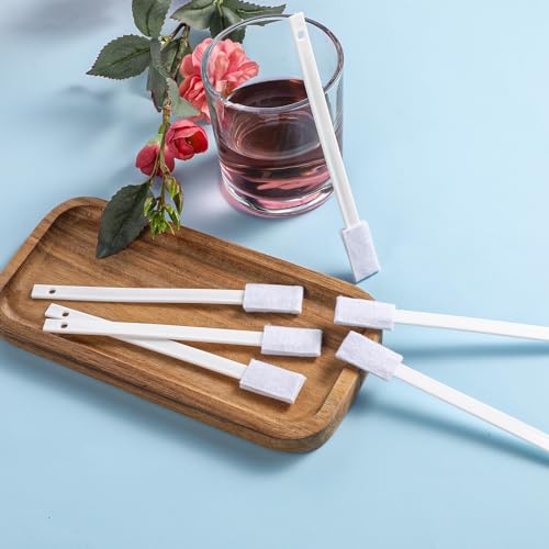 Tucnoeu 50Pcs Disposable Crevice Cleaning Tool Crevice Brush Crevice Hole Brush Suitable for Small Spaces,Keyboards,Grooves (White)