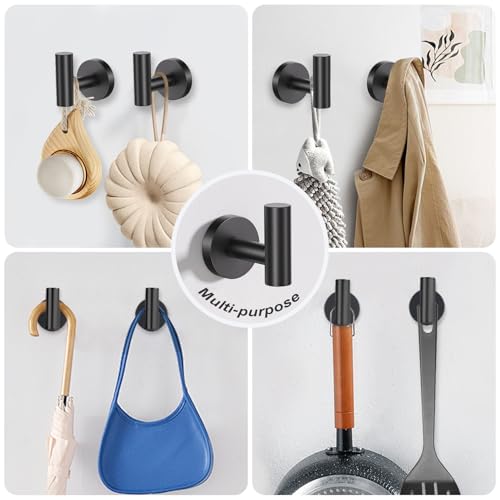 5-Piece Towel Bar Set Black Bathroom Hardware Accessories Set Upgraded Toilet Paper Holder with Shelf Towel Holder Set for Bathroom Stainless Steel Wall Mounted - color: Matte Black, size: 5-Piece Upgraded Set