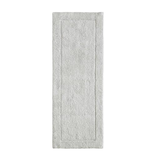 Calvin Klein - Bath Runner Rug, Soft & Absorbent Bathroom Rug, Modern Bathroom Essentials (Essence Silver Grey, 22" x 60") - color: Essence Silver Grey, size: 1'10" x 5' (Rectangular)