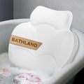 Bath Pillows for Tub - Luxury Bathtub Pillow Neck, Head, Back Support, Soft 5D Mesh Fabric and Non-Slip Suction Cups & Quick Dry, Fits All Tubs, Bath Soaking Accessories Spa Gifts, White - color: White