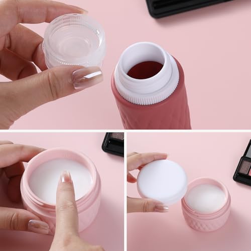 kuangre 8 Pack Travel Bottles for Toiletries - 3 OZ / 90 ML, | Leak Proof Silicone Containers with Clear Bag, Travel Size Toiletries for Lotions, Creams, Foundation, Shampoo, body wash and More | - color: Terracotta