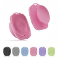 Soft Silicone Body Scrubber, Gentle Like a Hand Exfoliating Your Skin and Build Up Lather Easily, Back Large Suction Cup Easy to Store, Long-Lasting & Deep Clean (Pink) - color: Pink