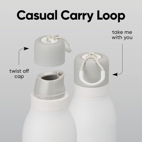Owala FreeSip Twist Insulated Stainless Steel Water Bottle with Straw for Sports and Travel, BPA-Free, 24-oz, Sweet Pea - color: Sweet Pea, size: 24 Ounces