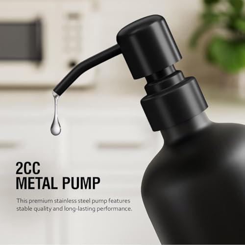 MOMEEMO Reusable Shampoo and Conditioner Bottles with Tray, Shampoo Bottles Refillable with Pump, Pump Bottles for Shampoo and Conditioner, Shower Dispenser Bottles (Black) - color: Black Black