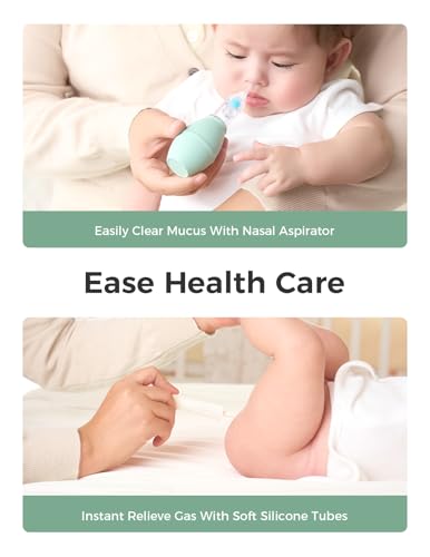 Momcozy Core Baby Kit, Baby Shower & Registry Essential Kit for Grooming&Health&Cleansing Care, Includes Nail File Kits, Nasal Aspirator, Gas Relief Tubes, Bath Brushes, Toothbrush, Comb, Storage Case - size: Core Baby Kit