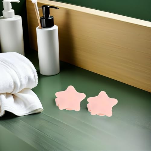 BESPORTBLE 6pcs Pink Silicone Bathtub Drain Stoppers for Babies – Anti-Overflow Water Plug Bath Accessories Set with Fixed Seal for Bathtubs