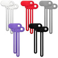 10 Pcs Metal Toothpaste Squeezer, Tube Squeezer Tool Toothpaste Roller Tube Wringer for Extruding Toothpaste Facial Cleanser Cosmetics