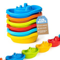 Stackable Toy Boat – 6pcs Educational Water Toys for Toddlers 1-3, Baby Pool Essentials, Baby Bath Toys for Kids Ages 1-3 & Toddler Pool Toy for 1 Year Old & Up, Fun Accessories for Bathtime