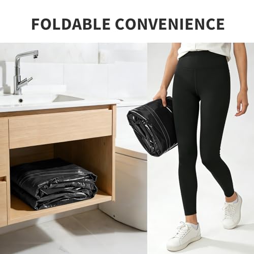 Portable Bathtub for Adults - Ice Bath & Hot Tub for Athletes Recovery, Home SPA - Large Inflatable Bathtub 62.2x37.4x17.72in, Includes Pump, Easy Inflate & Drain - color: dark grey