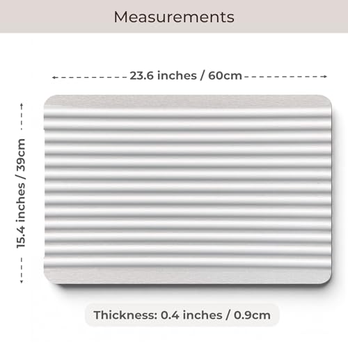 Stone Bath Mat Diatomaceous Earth Shower Mat Non-Slip Ultra Absorbent Durable Stone Mats for Bathroom/Kitchen Fast-Drying Modern Design Easy to Clean (24''*16''Light Grey) - color: Light Grey
