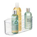 iDesign Hanging Suction Shower Caddy Basket, Clear | Bathroom Storage, Made in USA