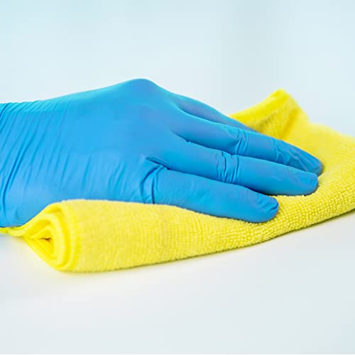 GMG SINCE1988 Exam Gloves,Black Disposable Gloves,Nitrile Gloves, 4 mil No Latex Gloves (Blue, X-Large (Pack of 100)) - color: Blue, size: X-Large (Pack of 100)