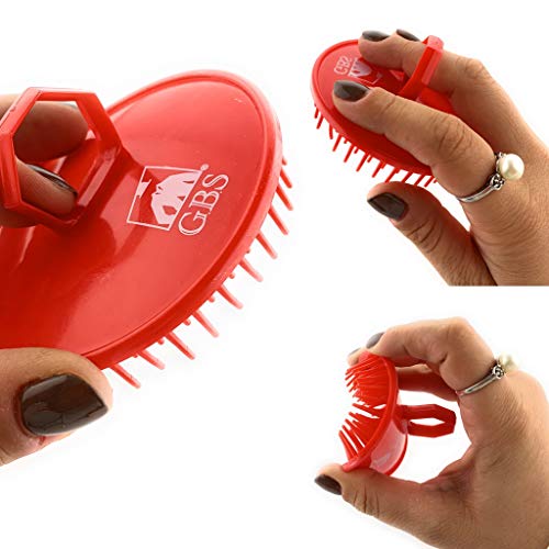 G.B.S Shampoo Massage Brush, Red - color: 1red