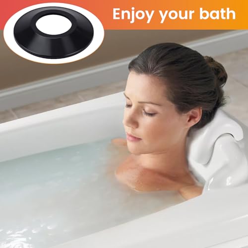 HINZIC 8 Pack Tub Stopper Gasket for Drain Assemblies, Rubber Bath Plug Stopper Replacements for Tub, Bathtub Drain Gasket Accessories for Tip Toe Bath Assemblies- Black - color: Black-8pcs