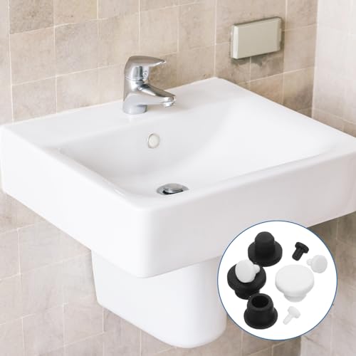 uxcell 15Pcs Silicone Hole Plug, Waterproof Solid T-Shaped Rubber Stoppers Bottle Seal Tube Pipe Plug End Cap for 7mm/0.28" Hole for Bathtub Bottle, 0.35" Plug Height, Black - color: Black, size: For 7mm/0.28" Hole, 0.35" Plug Height