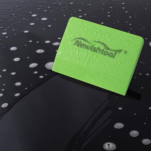 NEWISHTOOL Soft Silicone Squeegee, Small V-Blade Scraper for Window Film Application & Water Removal, 2 PCS PPF Squeegee for Car Paint Protective Film Installation - color: Green