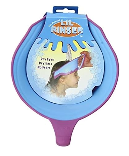 Shampoo Visor by Splash Guard, Comfort Seal Baby Bath Shampoo Shower Cap, Gentle Rinse and Shield Bath Hat for Toddlers and Babies, Protects Eyes, Ears, and Face - color: Blue