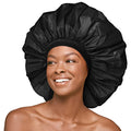 Red by Kiss Essential Super Large Waterproof Shower Cap, Reusable Caps with Elastic Band (Super Jumbo) - size: Super Jumbo (Pack of 1)