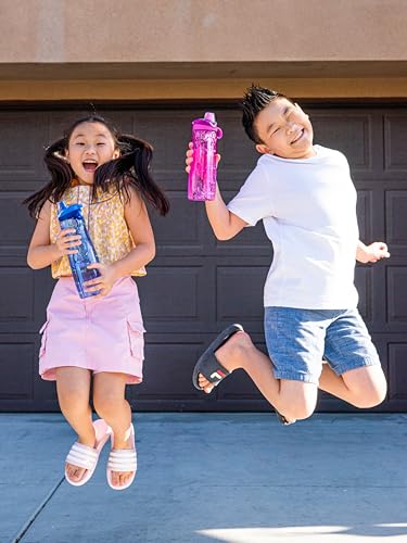 Pogo BPA-Free Plastic Water Bottle with Chug Lid, Purple, 32 oz. - color: Purple, size: 32 Ounces