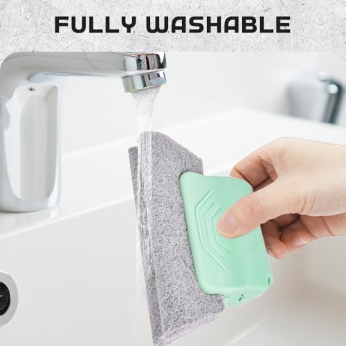 Runsgo Window Track Cleaner, Handheld Cleaning Brush Set, for Window Slides Grooves, Tile Grout Lines, Shutter Slats, Car Ac Vents & Narrow Gaps (Mixed, 3pcs) - color: Mixed, 3pcs