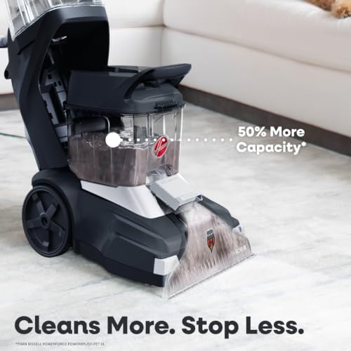 Hoover Powerscrub XL Pet Carpet Cleaner Machine, Upright Shampooer, FH68050, Black - style: PowerScrub XL