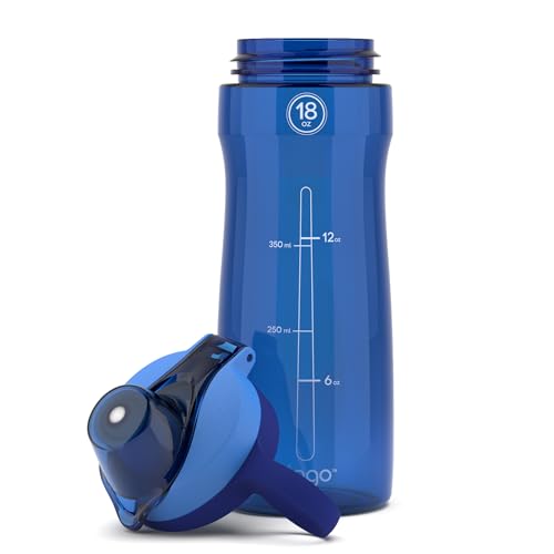 Pogo BPA-Free Tritan Plastic Water Bottle with Chug Lid, 18 Oz, Blue - color: Blue, size: 18 Ounces
