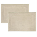 Tens Towels Pack of 2 Bath Mats 100% Cotton, 20 x 32 Inches, Super Absorbent, Hotel Quality Premium Floor Towels, Luxurious, Soft & Quick Dry, Not a Bathroom Rug, Beige - color: Beige