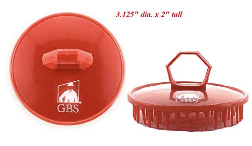G.B.S Shampoo Massage Brush, Red - color: 1red