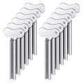ZOCONE Toothpaste Squeezer, 12pcs Metal Tube Squeezer Key Stainless Steel Toothpaste Roller Tube Wringer for Paint, Cream, Cosmetic and Hair Dye(A) - color: A