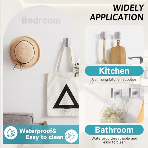 Brushed Nickel Bathroom Hardware Accessories Towel Bar Set, 10 Pieces Bathroom Towel Bar Holder Set, 23.6 Inch Stainless Steel Toilet Paper Holder Towel Racks for Bathroom Wall Mounted - color: Brushed Nickel, size: 10pieces A
