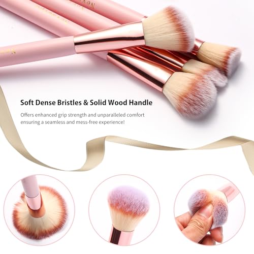 Makeup Brushes, Quality Make Up Brushes 28Pcs Makeup Brushes Set Professional & Beginner Make-up Sets & Case, Brushes & Sponges,Travel-Friendly Roll-up Beauty Gift Sets for Women, PINK - color: Pink