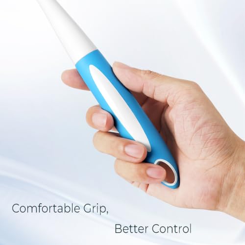 Dish Brush with Handle, Firm & Stiff Bristles Dish Scrubber for Pots, Pans & Sink Cleaning, 2 Pack - color: Yellow & Blue 2 Pack