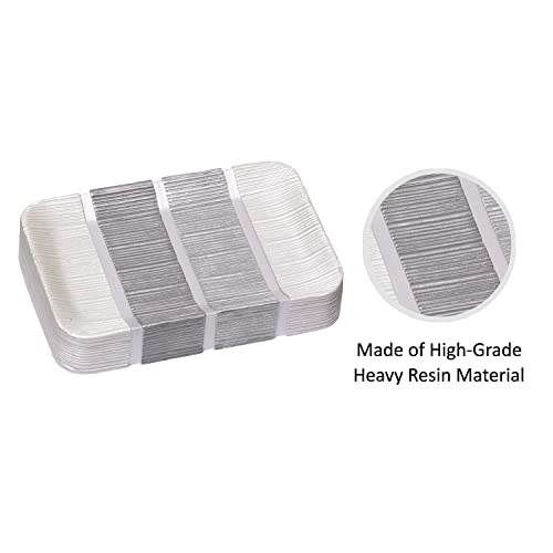 Zahari Home Modern Line Soap Dish - Modern Western Design Bar Soap Holder - Stylish Shower and Bathroom Soap Tray - Luxury Decor with Classic Charm - color: Modern Line