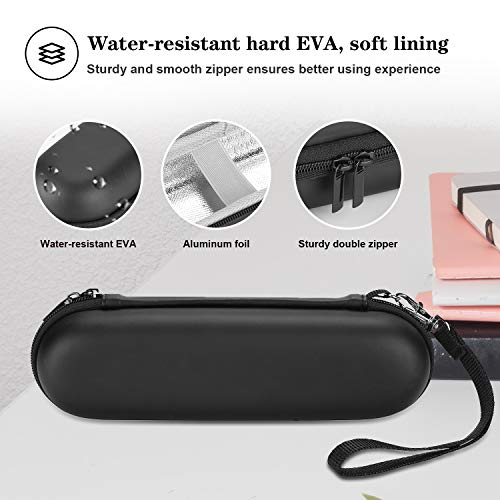 ProCase Electric Toothbrush Hard Travel Case Compatible with Oral-B Pro 1000 8000, Sonicare 1100 5100 6100, Carrying Bag Carrier for Battery Power Rechargeable Toothbrush (Case Only) –Black