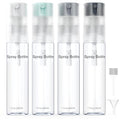 4 Pack Refillable Spray Bottle, Reversible Small Empty Spray Bottle with Fine Mist, Leak Proof - for Cleaning Solutions, Mosquito prevention, Face & Hair Mist - 4pk 1 OZ / 30 ML - color: Grey, size: 1 Ounces