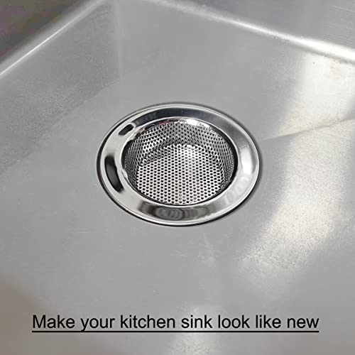 Seatery 4-Piece Kitchen Sink Strainers - 4.5 Inch Stainless Steel Sink Drain Filter with Food Scraps Catcher - size: 3.5 inch