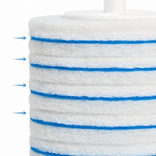 30 Count Disposable Toilet Refill Pads Compatible with Clorox and Oshang Toilet Brush, Bathroom Cleaning Heads