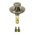 Lift n Turn, (Twist Close) Bath Tub/Bathtub Drain Stopper Includes 3/8" and 5/16" Fittings - color: Antique Brass, size: No Hair Catcher