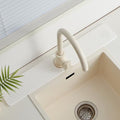 30 Inch Stone Faucet Mat for Kitchen Sink quick dry around faucet | Water Absorbent Stone Tray, Sink Splash Guard, Extra-Long Diatomite Stone Drying Mat for Bathroom Counter (white 30" x 3.9") - color: White.30" x 3.9"