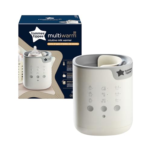 Tommee Tippee Baby Bottle and Food Warmer, Warms Breast Milk, Formula, Jars and Pouches to Body Temperature in Minutes, Automatic Timer, Touch Settings, White - size: 1 Count (Pack of 1), style: All-In-One
