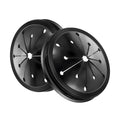 2 Pcs Garbage Disposal Splash Guard, Durable Rubber Material, 3.1-Inch Universal Fit for Splash Guard Sink Baffle Disposal Replacement Waste Food Disposal Part - color: 2PCS