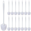 Tioncy 15 Pcs 14.2 Inch Toilet Brush Commercial Heavy Duty Toilet Bowl Cleaning Scrub Long Scrubber for Bathroom Cleaning Supplies