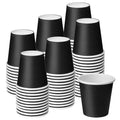 100 Pack 3 oz Disposable Paper Cups, Black Bathroom Cups, Disposable Mouthwash Cups, Small Paper Cups for Bathroom Travel Picnics - color: Black, size: 100 Count