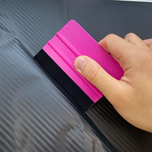 Umaki 8.3inch Large Vinyl Wrapping Felt Squeegee with 4inch Vinyl Squeegee Applicator for Fastly Installing Vehicle Tinting Film Graphic or Wallpaper,3pack - color: Green